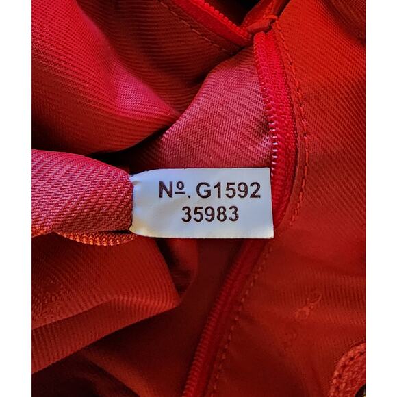 Red Coach Edie 28 shoulder bag. - Picture 4 of 11